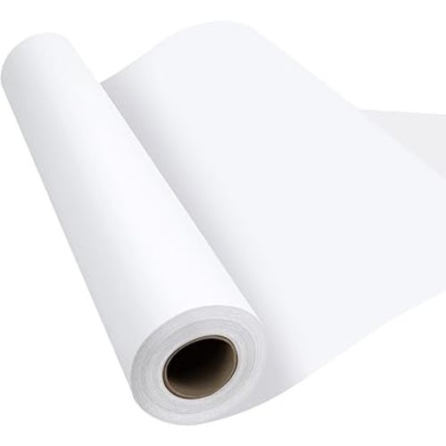 Phinus Craft Paper Roll 15''×354'', Industrial-Grade Kraft Paper Roll, White Easel Paper Roll for Kids for Moving, Gift Wrapping, Wall Art, Tab
