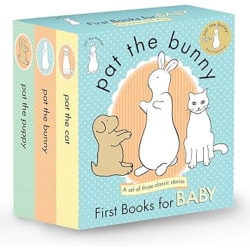Pat the Bunny: First Books for Baby (Pat the Bunny): Pat the Bunny; Pat the Puppy; Pat the Cat (Touch-and-Feel)