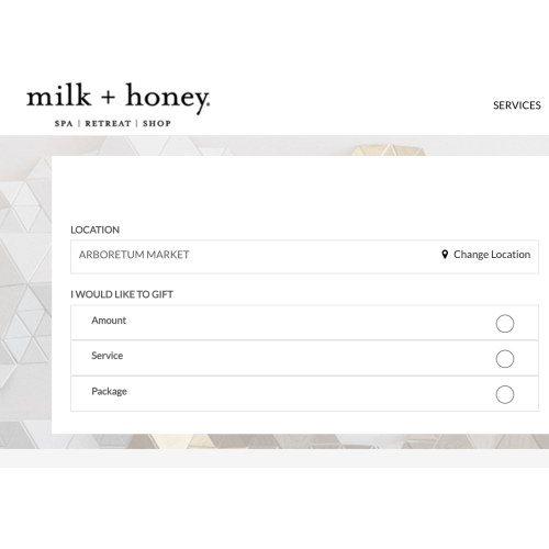 Milk & Honey Spas - GiftCards