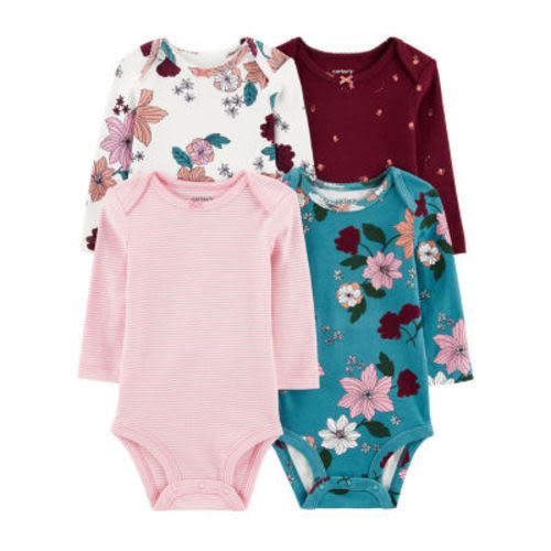 Carter's Baby Girls 4-pc. Bodysuit