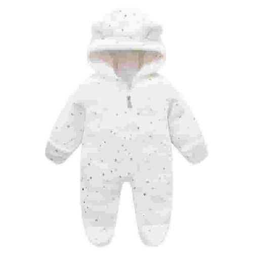 Timegard Baby Winter Clothes Newborn Boys Girls Footies Rompers 1 Piece Infant Fleece Thick Onesie Comfy