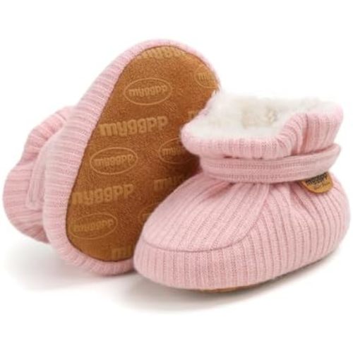 Ohwawadi Infant Baby Slippers Girls Boys Booties Warm Baby Socks Shoes Newborn Crib Footwear Prewalkers