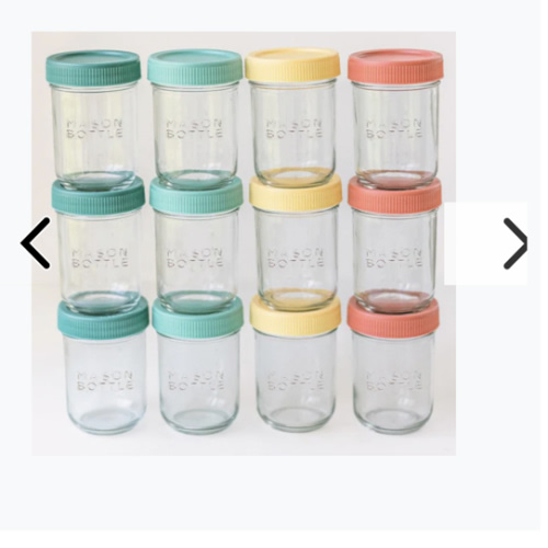 Breastmilk Storage Jar Set – Mason Bottle