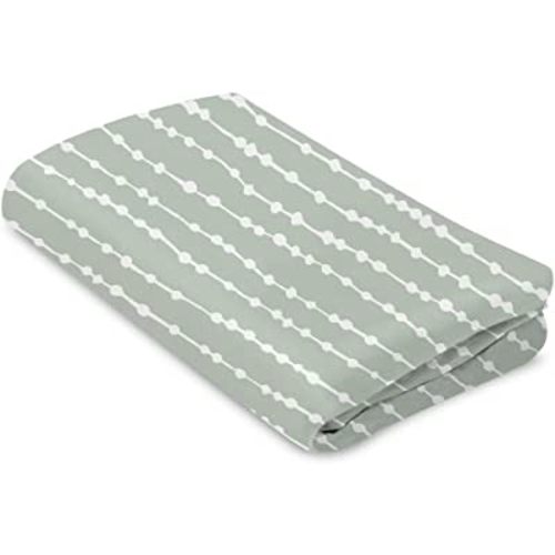 4moms mamaRoo Sleep Waterproof Bassinet Sheet - Beads, Sage