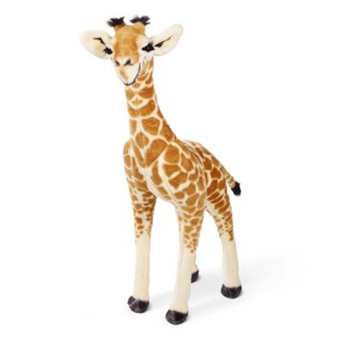 Melissa & Doug Lifelike Plush Standing Baby Giraffe Stuffed Animal – 3 Feet Tall