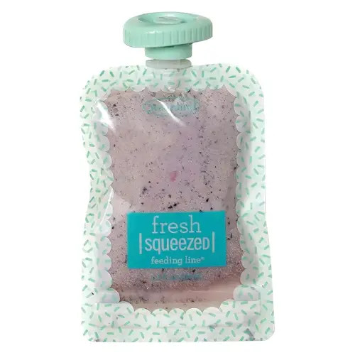 Infantino Reusable Squeeze Pouches for Homemade Baby Food, 3.5 oz, Pack of 25 - BPA, PVC, and Phthalate-Free, Freezer-Safe, with Clear Window and Labeling Space