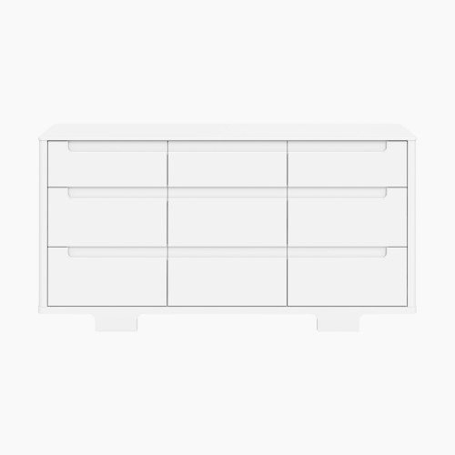babyletto Yuzu 9-Drawer Assembled Dresser - White