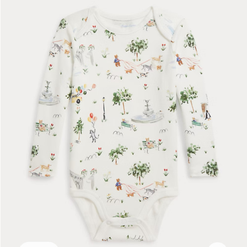 RL Baby x Riley Sheehey Cotton Bodysuit