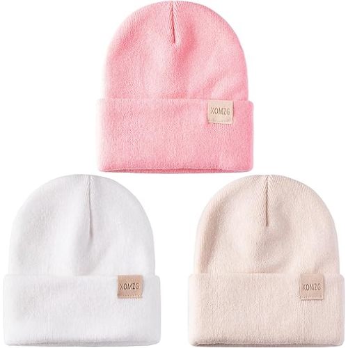 Toddler Beanie Kids Winter Hats Infant Warm Knit Cap Newborn Winter Warm Hat for 0-36 Month Boys Girls