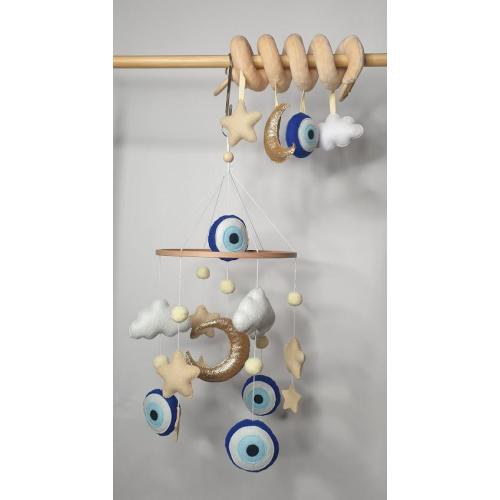 evil eye hanging baby mobile