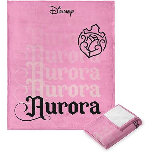 Northwest Disney Princess Silk Touch Throw Blanket, 50" x 60", Iconic Aurora