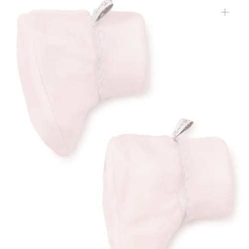 Pink/White Kissy Basics Booties
