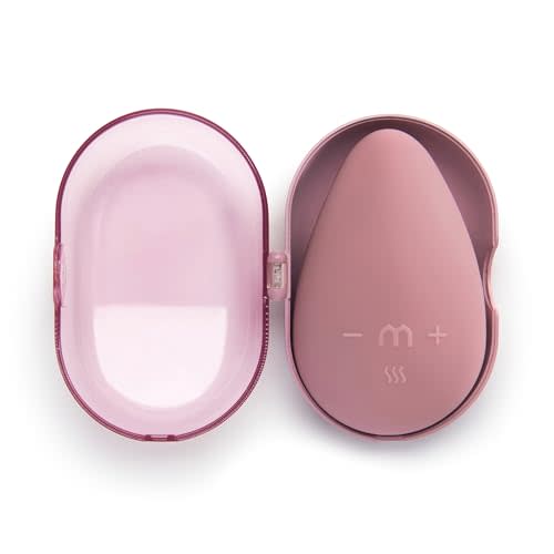 Munchkin® Milkmakers® Warm Touch Lactation Massager with Heat and Vibration, Breastfeeding Postpartum Essentials, HSA FSA Eligible, Award Winning, Dusty Rose