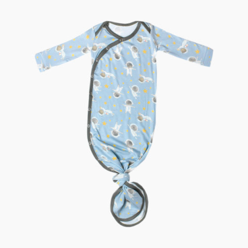 Copper Pearl Printed Knotted Gown - Neil, 0-4 M