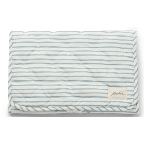 Portable Changing Pad in Stripes Away Deep Sea