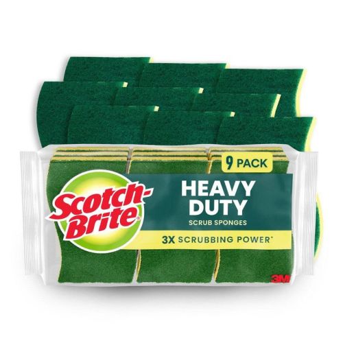 Scotch-Brite Heavy Duty Scrub Sponges - 9ct