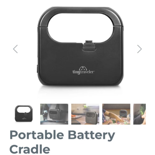Tiny Traveler Portable Battery Cradle