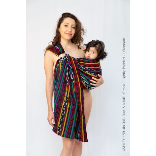 Maya Baby Wrap - Luís Lightly Padded Ring Sling - Standard Length
