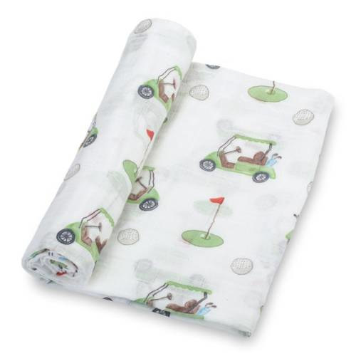 Lollybanks 100% Cotton Muslin Swaddle Baby Blanket, Country Club Golf Prints Large 47 X 47 Inches - Etsy