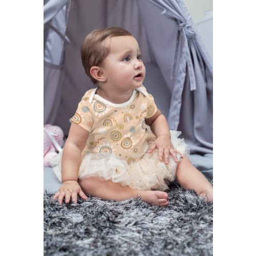 Sand Paintings (Orange) - Baby Onesie