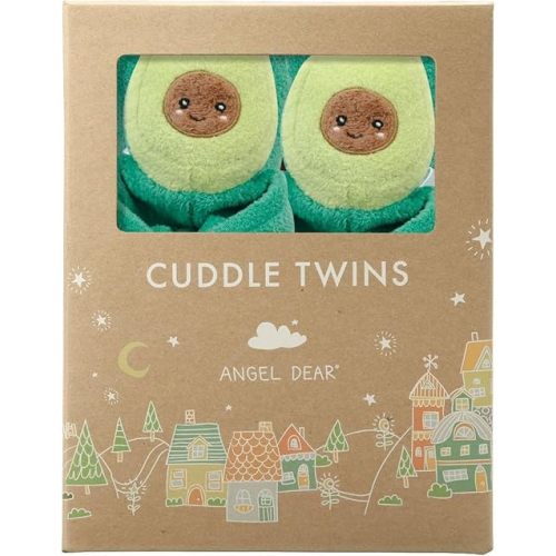 Angel Dear - Avocado, Cuddle Twins Blankie Set