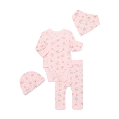 Disney Baby Wishes and Dreams Character Baby Allover Print Take Me Home Set, 4-Piece, Sizes Preemie-6/9 Months