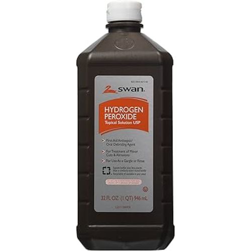 Swan Hydrogen Peroxide Topical 32 Ounces Pack of 2