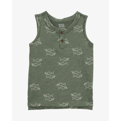 Baby Shark Slub Jersey Sleeveless Tank - Carter's | Carter's