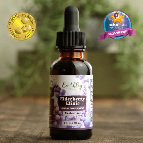 Elderberry Elixir | Herbal Immune Support | Natural Wellness | Earthley | Earthley Wellness