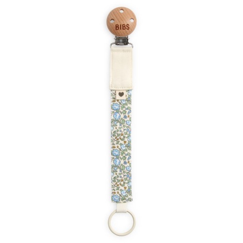 BIBS x Liberty Organic Cotton Pacifier Clip, Eloise Ivory