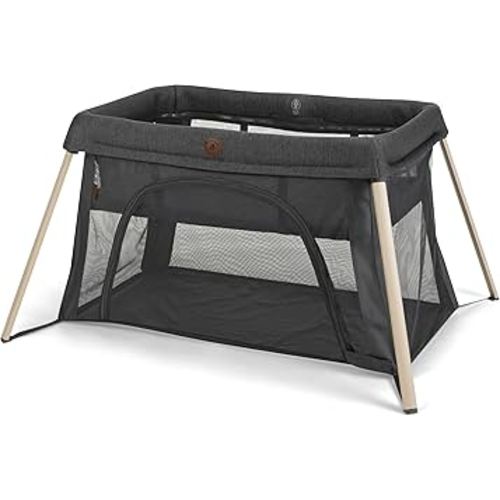 Maxi-Cosi Calao Travel Playard, Infant Bassinet, Toddler Playpen, Portable, Lightweight, Foldable, Easy Setup, with Carry Bag, Breathable Mesh, Classic Graphite