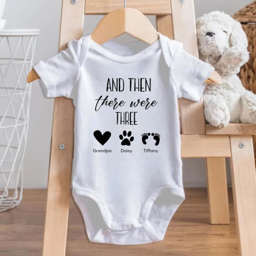 And then there Were Four Onesie, Pregnancy Announcement Bodysuit, Baby Shower Gift, Baby Coming Soon Bodysuit, Baby Announcement Kid OS20H