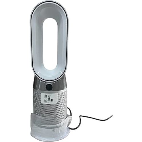 Dyson Pure Hot + Cool Air Purifier, Heater + Fan, WiFi-Enabled, Remote Control, White/Silver, HP04 (Renewed)