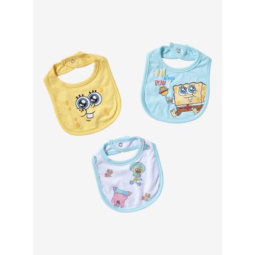 SpongeBob SquarePants Chibi Character Bib Set — BoxLunch Exclusive