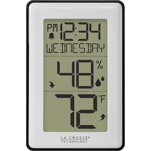 La Crosse Technology 308-1911 Indoor Temperature Station with Humidity Alerts