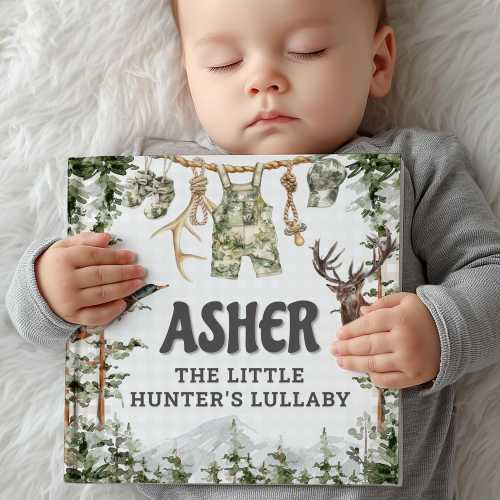 Personalized Duck Hunter Lullaby Book, Custom Storybook With Name For Toddlers, Baby Keepsake Gift, Baby Shower Present for Boy