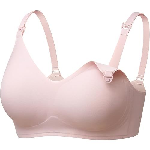 Lupantte Nursing Bras for Breastfeeding Seamless Maternity Bras for Pregnancy Sleep Bralette, Ultra Comfort Maternity Bra