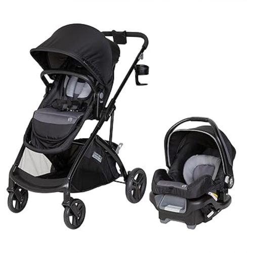 baby Trend Sonar™ Switch 6-in-1 Modular Stroller Travel System with Ally™ Infant Car Seat, Desert Grey