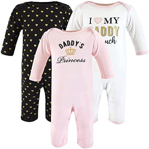 Hudson Baby baby-girls Cotton Coveralls