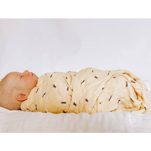Bumble Bee Baby Swaddle Blanket