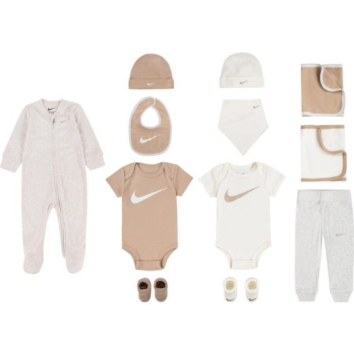 Baby 12-Piece Gift Set, 0-6M, Pale Ivory Heather