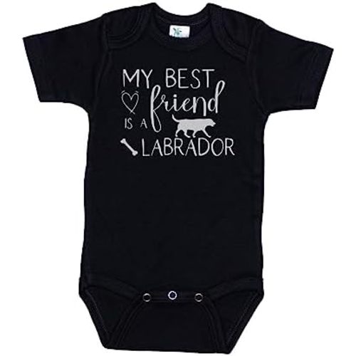 Ebenezer Fire My Best Friend Is A Labrador/Lab Onesie/Unisex Newborn Bodysuit