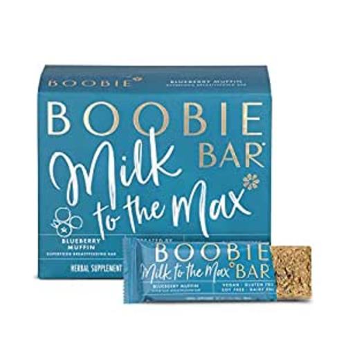 Amazon.com: Boobie Bar Superfood Lactation Bars, Lactation Snacks for Breastfeeding to Increase Milk Supply, Fenugreek-Free, Gluten-Free, Dairy-Free, Vegan - Blueberry Muffin (1.7 Ounce Bars, 6 Count) : Grocery & Gourmet Food