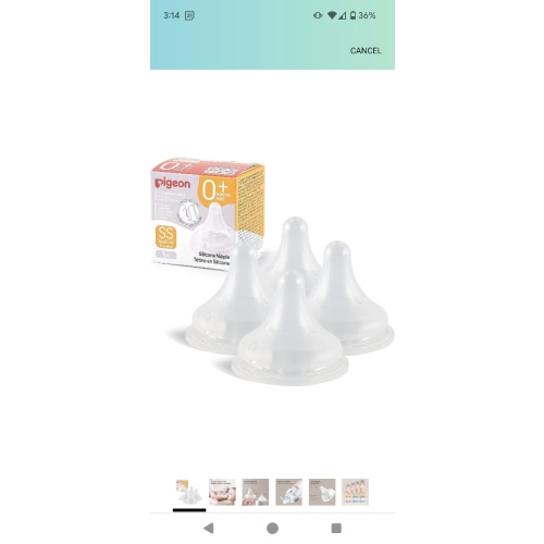 Pigeon Silicone Nipple (SS)