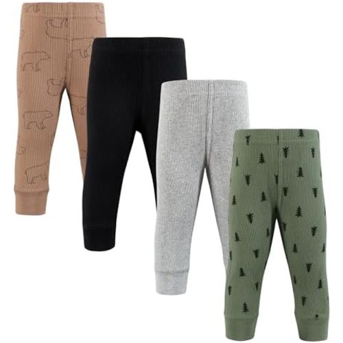 Hudson Baby Unisex baby thermal taped ankle pants