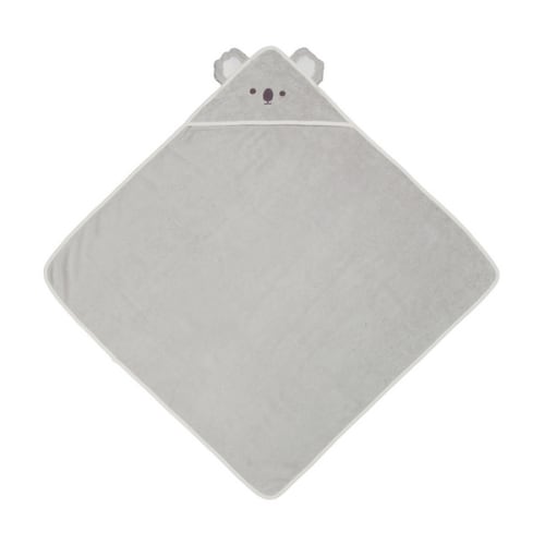 Cotton Hooded Towel, Koala - Anko
