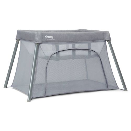 Jeep Horizon Compact Travel 2-in-1 Playard And Bassinet - Light Gray