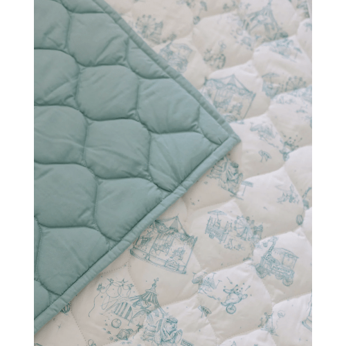 Circus Toile Quilted Playmat