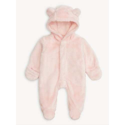 Magnetic Me Pink Blossom Minky Fleece One Piece - Precious Cargo