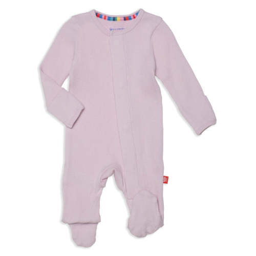 lilac snow waffle modal magnetic parent favorite footie | NB